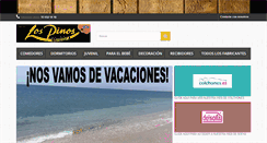 Desktop Screenshot of muebleslospinos.com